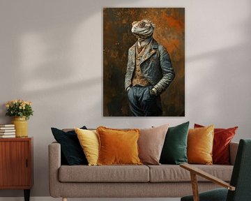Dierportret Eptil Lacerti van Nico Brons
