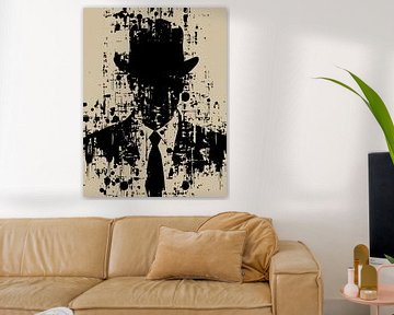 Gezichtenloze heer: Abstracte elegantie van Ramy Salah Hefny