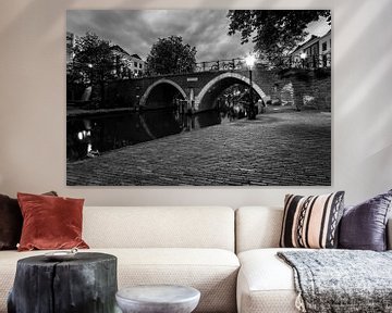 De Vollersbrug vanaf Twijnstraat aan de Werf in Utrecht van André Blom Fotografie Utrecht