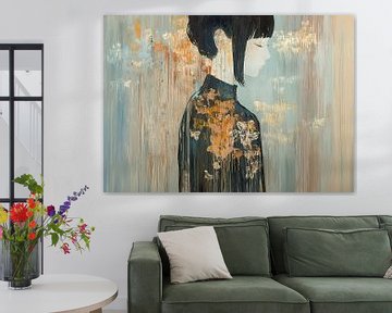 Vrouwenportret | Faded Beauty of the Past van De Mooiste Kunst