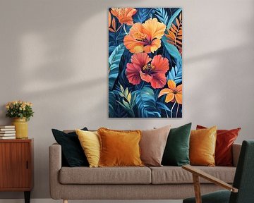 Tropische Flora in der Kunst