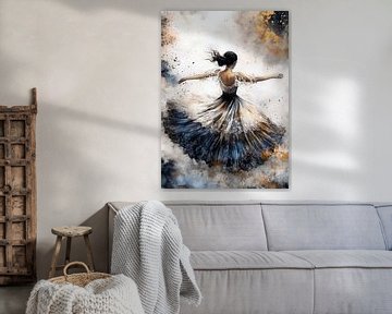 Aquarelle de la danseuse #dancer sur JBJart Justyna Jaszke