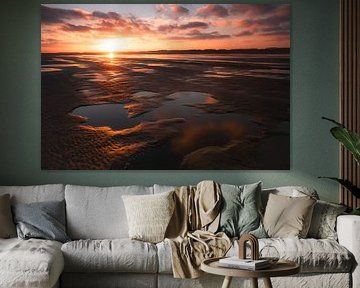 Sonnenuntergang Terschelling von Jan Linskens