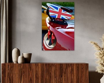 Rode en gele lotus van Jean Philippe