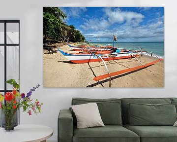 Plage de rêve et Blankas à Torrijos, île de Marinduque