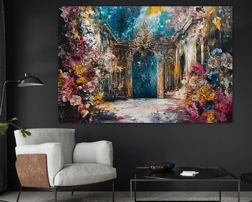 Lively Rococo Hall Expression by ARTEO Paintings