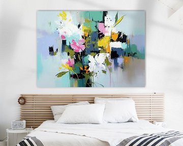 Abstrakte Blume von Abstraktes Gemälde
