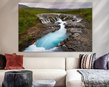La mystérieuse cascade de Bruarfoss en Islande