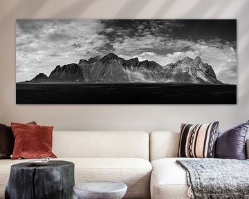 Panorama de la montagne Vestrahorn Islande