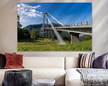 Brücke über den Fjord, Norwegen von Adelheid Smitt