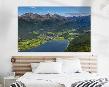 View from the top of Romsdalsgondolen, Norway by Adelheid Smitt