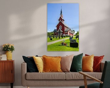 Sølsnes church in Norway by Adelheid Smitt