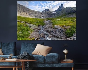 Landscape around the Romsdalshorn, Norway by Adelheid Smitt