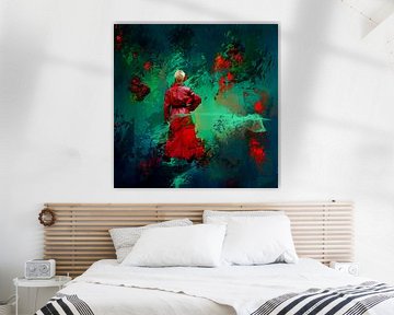omringd door kleuren van Ria van Werven
