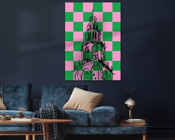 Martinitoren Groningen van Janet Edens