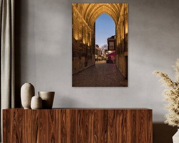 Onder de Dom met zicht op de Servetstraat in Utrecht van André Blom Fotografie Utrecht
