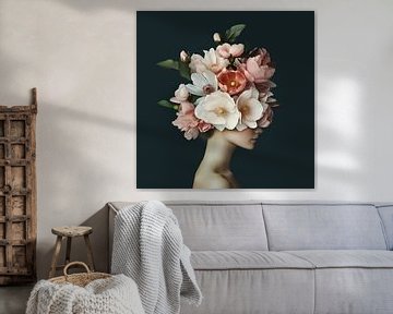 Elegant bloemenportret van Andrea Haase