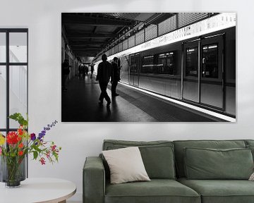 Station Pilgramgasse - zwart-wit van Juergen Pichler Fotografie