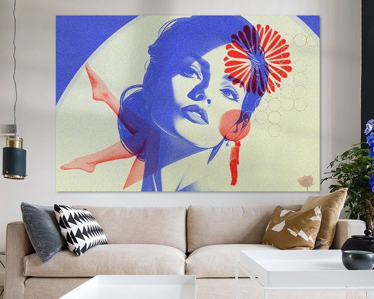 Example of the artwork in a room