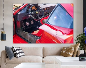 Ferrari F40 supercar dashboard