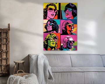 Pop Art Portretten met Zonnebrillen van BRZ999