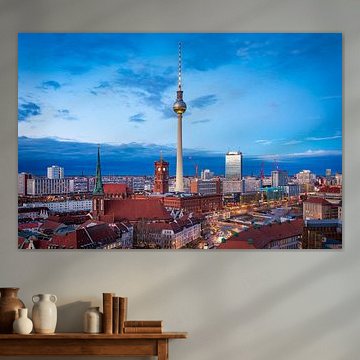 Blauw uur in Berlijn