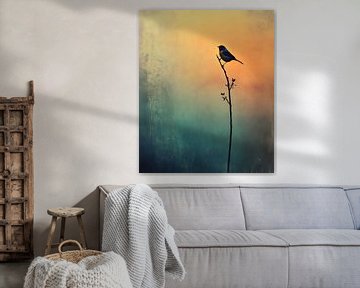 De Stilte van de Ochtend. Een Vogel op de Drempel van de Dageraad van But First Framing