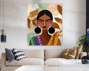Powerful Beauty: The Woman in Colourful Tradition by But First Framing