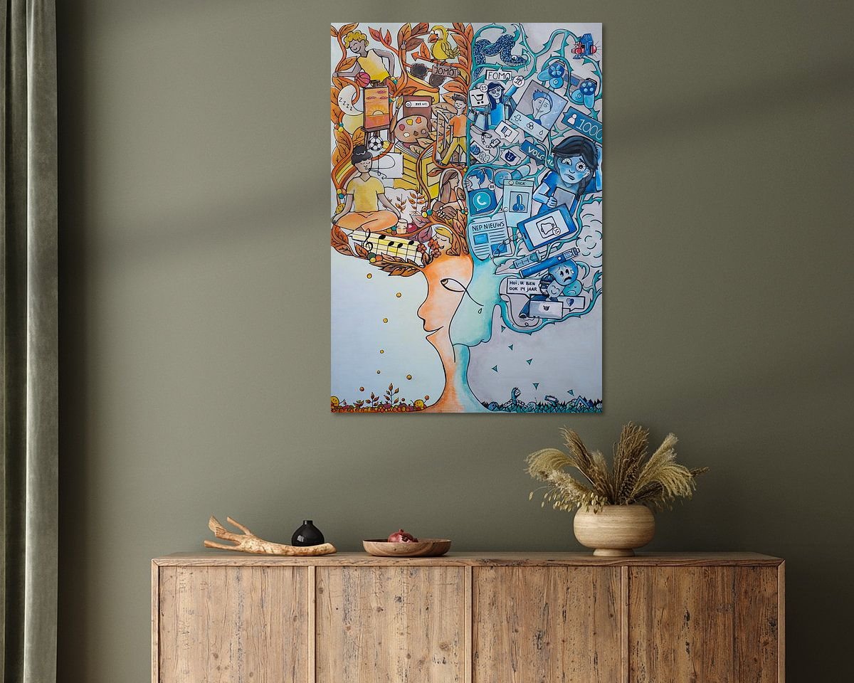 Example of the artwork in a room