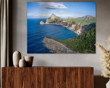 Mallorca - Uitzicht vanaf het uitkijkpunt Es Colomer (Mirador de Es Colomer) van t.ART