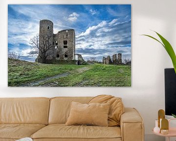 A view of Arnstein Castle by Andreas Völkel