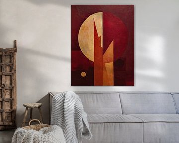 Abstract - Maansverduistering van GᎥรєlค Art Ŧ๏г Y๏ย