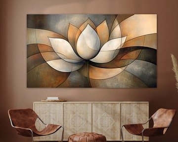 Lotusblume Abstrakt von Jacky