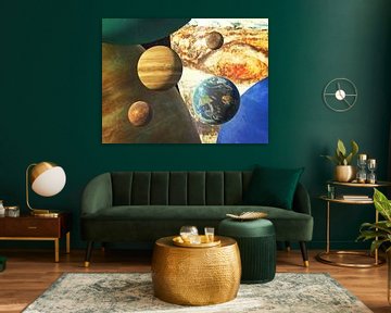 Portret van de planeten van Frans Blok