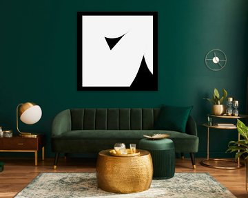 Abstract naakt van Jon Vismans
