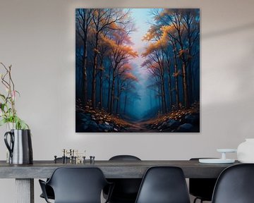 Betoverend herfstpad van Artistic