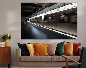 Station Pilgramgasse - in beweging van Juergen Pichler Fotografie