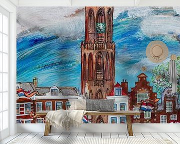 Der Turm einer königlichen Kathedrale