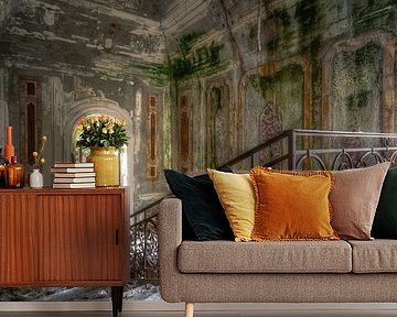 Beautiful Staircase in Decay. by Roman Robroek - Photos of Abandoned Buildings