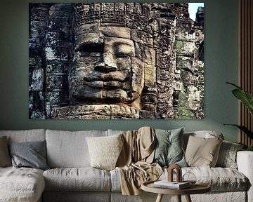 The enigmatic faces of Bayon by Frank Photos