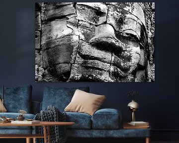 Mysterious Bayon: The soul of Angkor in monochrome by Frank Photos