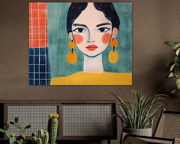 Women's portrait by Wonderful Art