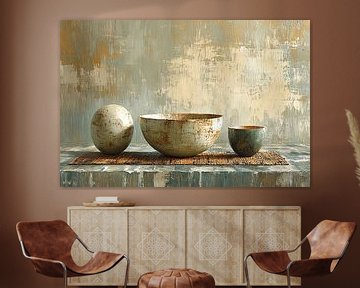 Abstract Earth tones by Art Whims