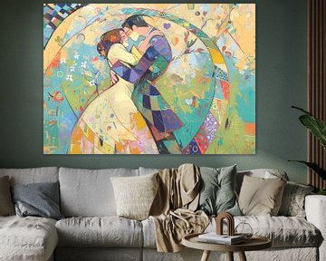 Dance of Passionate Hues by ARTEO Paintings