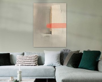 Modern abstract in Japandi stijl van Japandi Art Studio