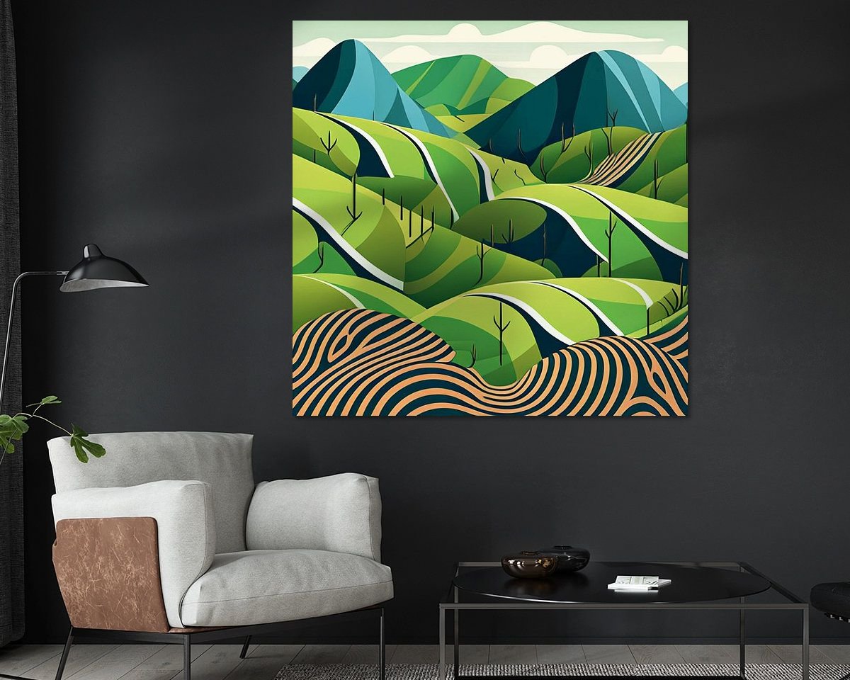 Example of the artwork in a room