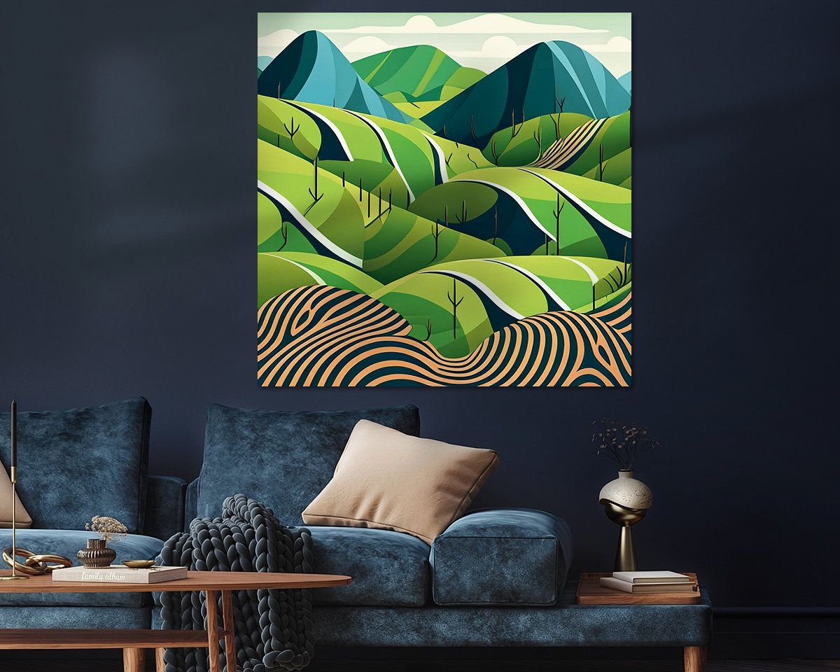Example of the artwork in a room