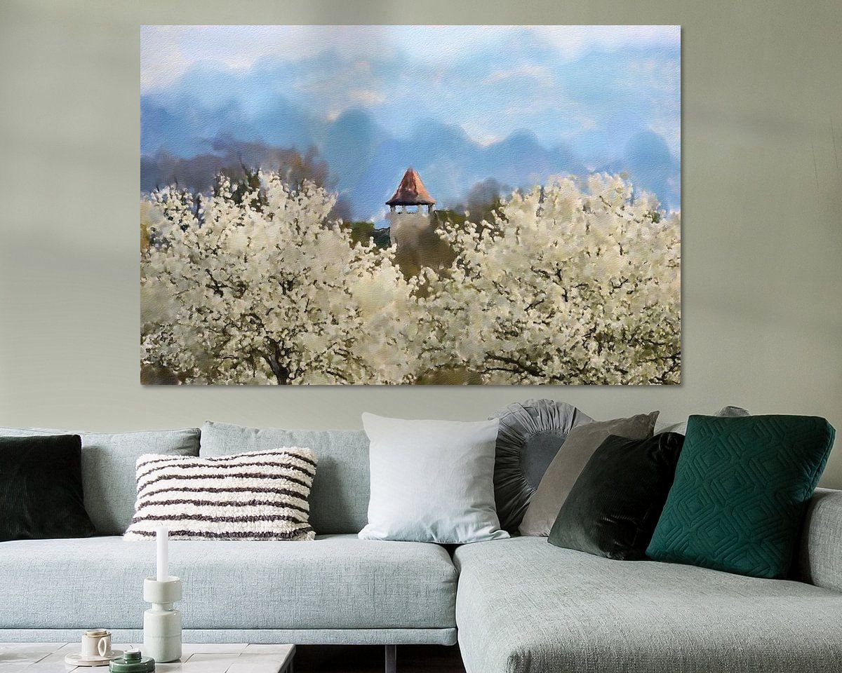 Example of the artwork in a room