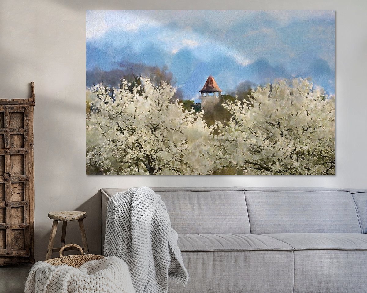 Example of the artwork in a room