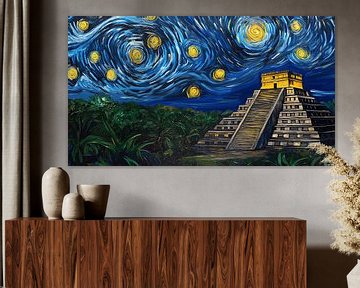 Mayan Starry Night van ThetaGlitch